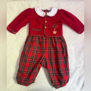 Vintage Christmas romper